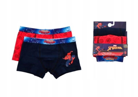 Bokserki chłopięce Spiderman zestaw 2-pak