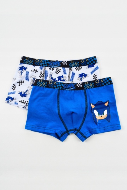 Bokserki dla dziecka bawełniane Sonic 2- pak