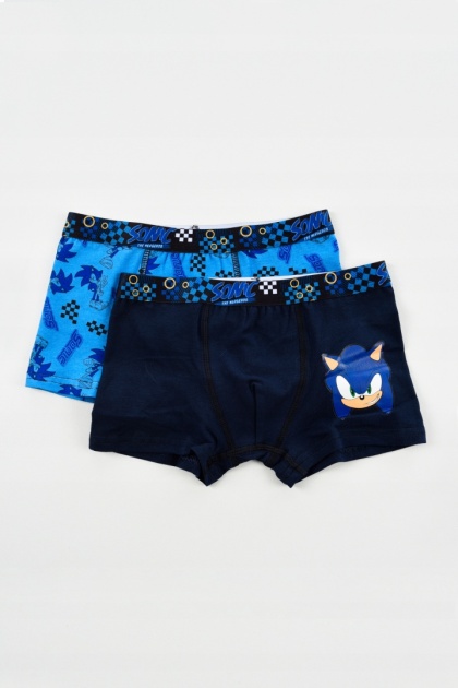 Bokserki dla dziecka bawełniane Sonic 2- pak