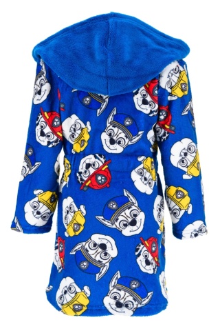 Szlafrok chłopięcy z kapturem i kieszeniami Psi Patrol