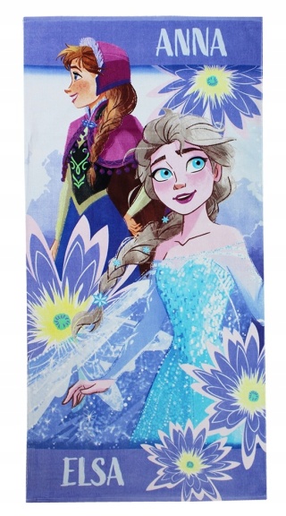 Ręcznik kąpielowy Kraina Lodu Frozen na basen wakacje plażowy 70x140