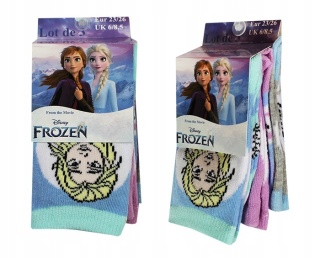 Skarpetki dla dziewczynki 3-pak Kraina Lodu