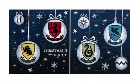 Kalendarz adwentowy dla dzieci Harry Potter pełny 24 okienka magiczny