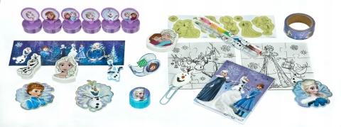 Kalendarz adwentowy dla dzieci Kraina Lodu pełny 24 okienka prezent Mikołaj