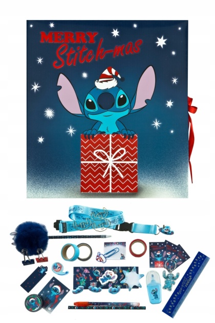 Kalendarz adwentowy dla dzieci Lilo i Stitch pełny 24 okienka prezent
