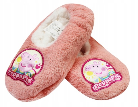 Pantofle kapcie dziecięce Świnka Peppa antypoślizgowe