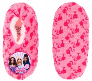 Pantofle dziewczęce antypoślizgowe BARBIE