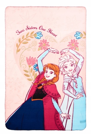 Koc polarowy 100 x150 cm Kraina Lodu