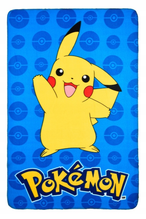 Koc polarowy 100 x150 cm Pokemon
