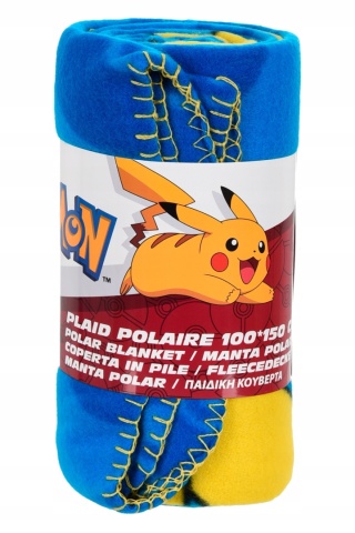 Koc polarowy 100 x150 cm Pokemon