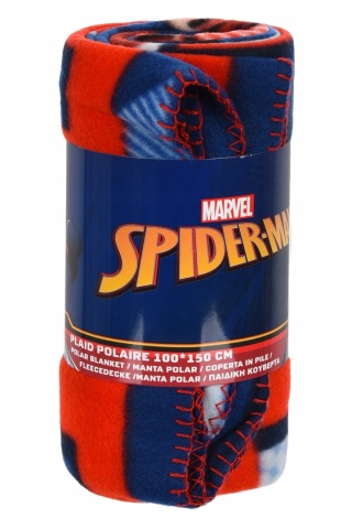 Koc polarowy 100 x150 cm Spiderman