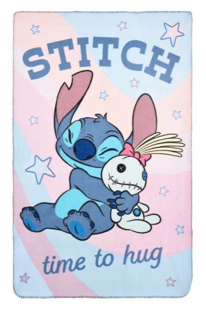 Koc polarowy 100 x150 cm Lilo i Stitch