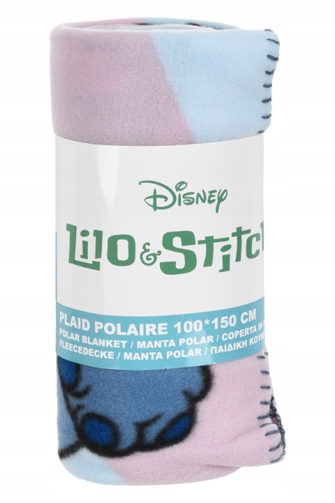 Koc polarowy 100 x150 cm Lilo i Stitch