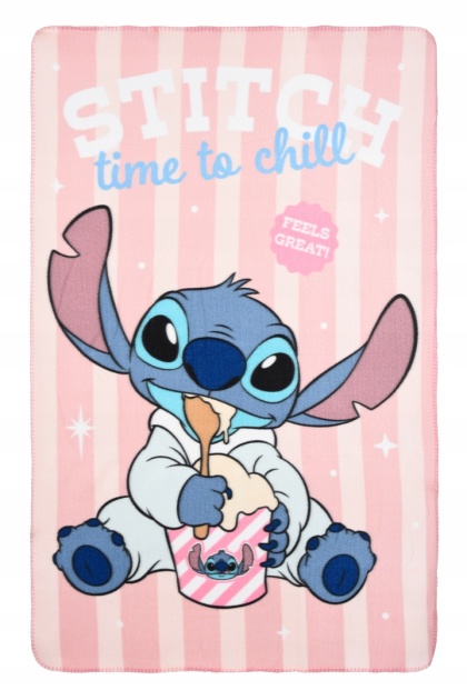 Koc polarowy 100 x 150 cm Lilo i Stitch