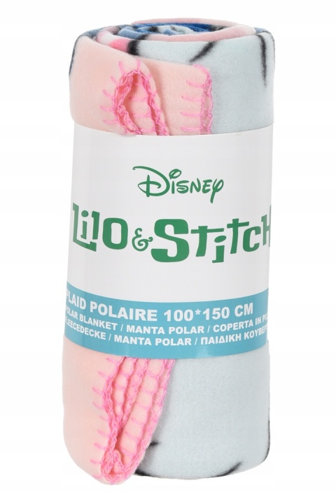 Koc polarowy 100 x 150 cm Lilo i Stitch