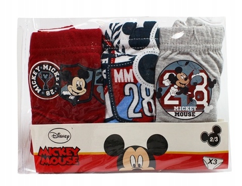 Majtki dla chłopca 3-pak Myszka Mickey