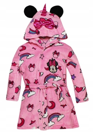 Szlafrok dla dziewczynki Myszka Minnie