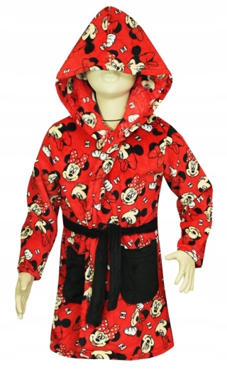 Szlafrok dla dziewczynki Myszka Minnie