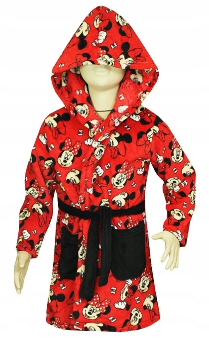 Szlafrok dla dziewczynki Myszka Minnie