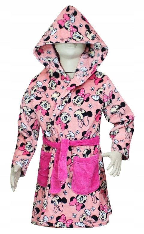 Szlafrok dla dziewczynki Myszka Minnie
