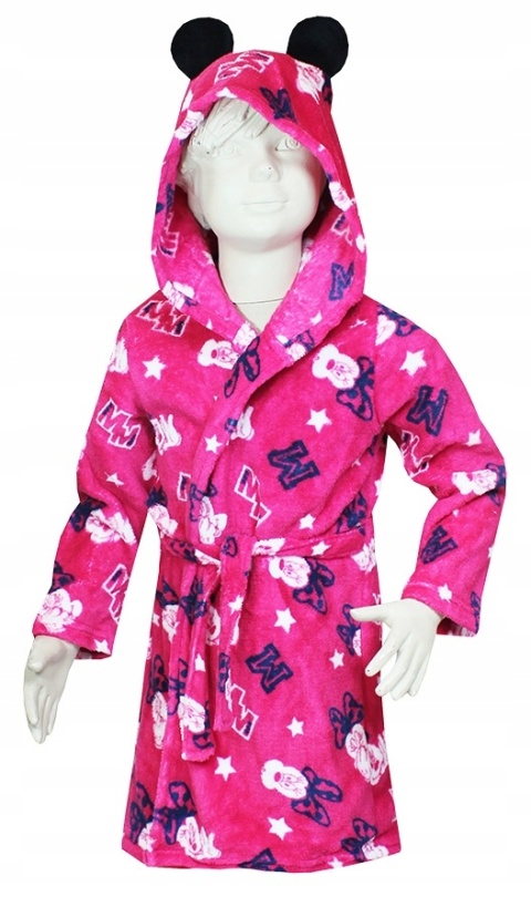 Szlafrok dziewczęcy Myszka Minnie