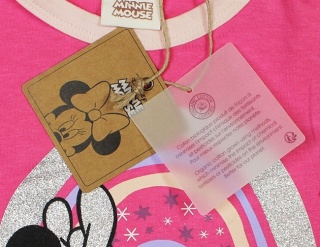 Piżama dziewczęca długi rękaw Myszka Minnie