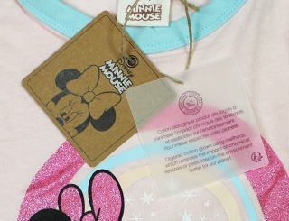 Piżama dziewczęca długi rękaw Myszka Minnie