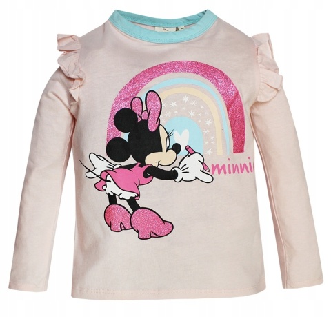 Piżama dziewczęca długi rękaw Myszka Minnie