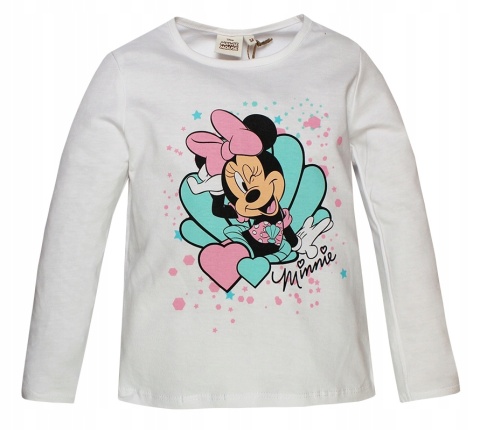 Piżamka dla dziewczynki z długim rękawem Myszka Minnie