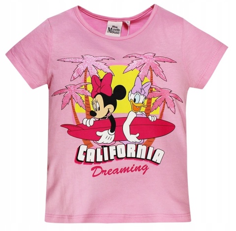 Piżamka dla dziewczynki z krótkim rękawem Myszka Minnie