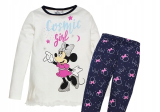 Piżamka dla dziewczynki z długim rękawem Myszka Minnie