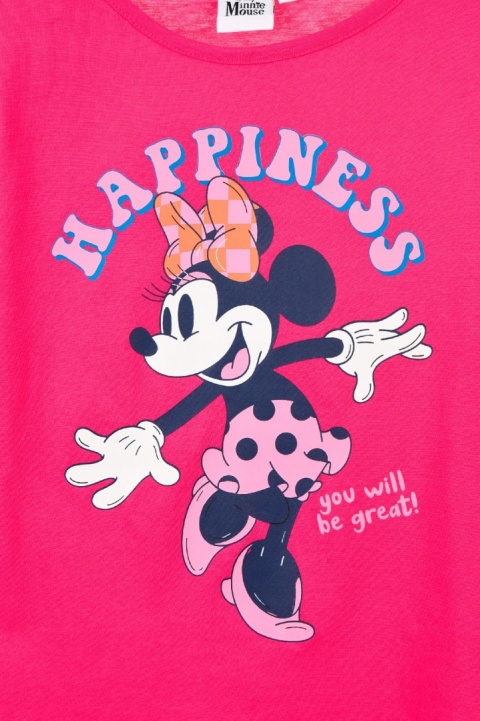 Bluzka dziewczęca z długim rękawem Myszka Minnie