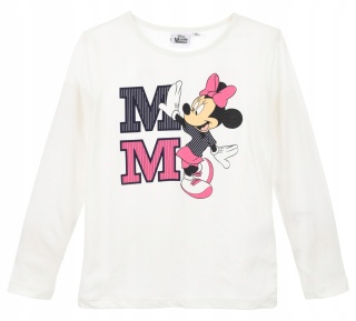 Bluzka dla dziewczynki z długimi rękawami Myszka Minnie