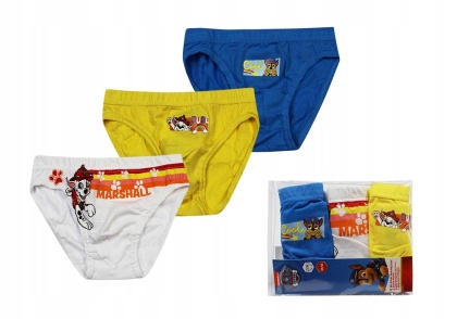 Slipki chłopięce 3-pak Psi Patrol