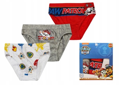Slipki ajtki chłopięce 3-pak Psi Patrol
