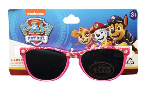 Okulary przeciwsłoneczne dla dziewczynki Paw Patrol UV400 modne