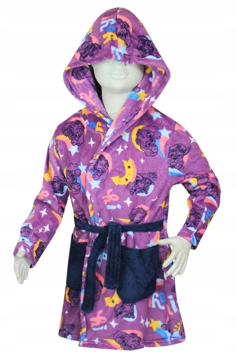 Szlafrok dziewczęcy Psi Patrol