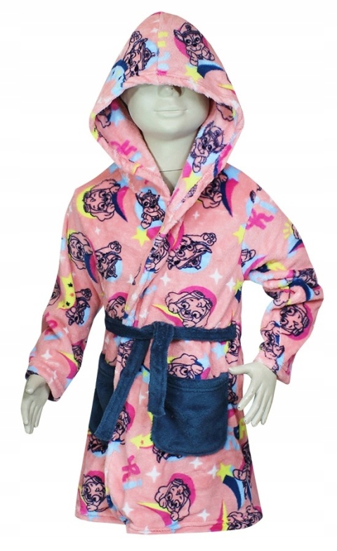 Szlafrok dziewczęcy Psi Patrol