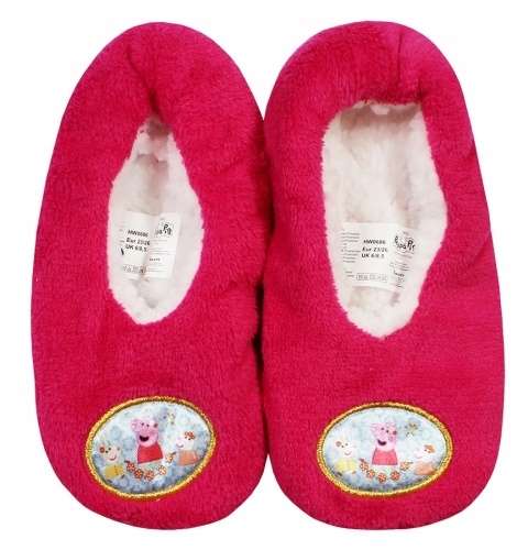 Pantofle kapcie dziecięce Świnka Peppa antypoślizgowe