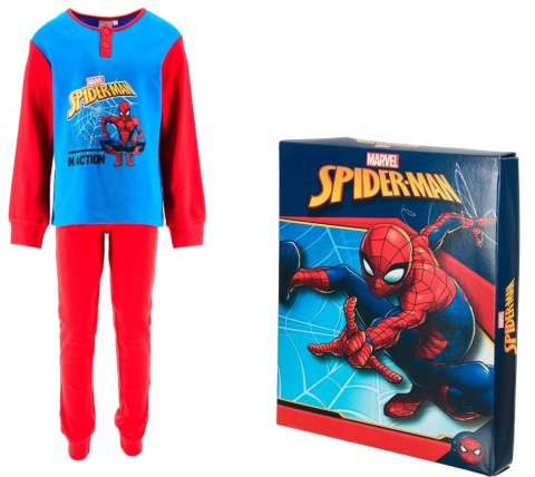 Piżama chłopięca Spiderman MARVEL długi rękaw