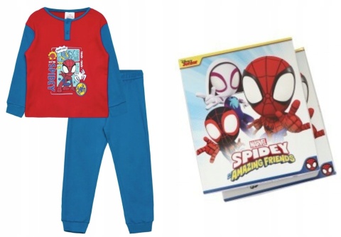 Piżama chłopięca Spidey i kumple Marvel