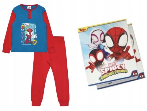 Piżama chłopięca Spidey i kumple Marvel