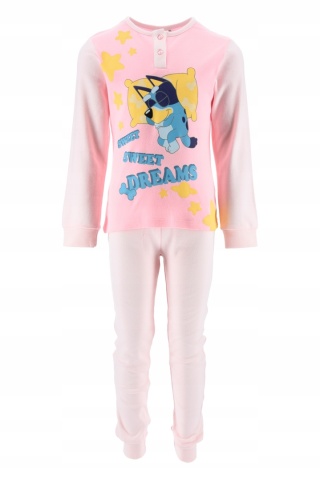 Piżama dziewczęca Bluey długi rękaw i spodnie w pudełku prezentowym