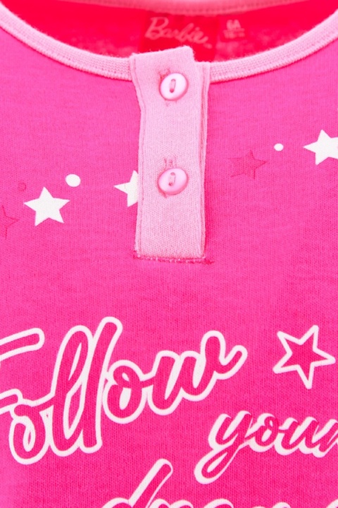 Piżamka Barbie lalki modna różowa bluzka i spodnie prezentowe pudełko
