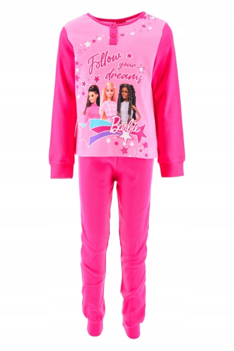 Piżamka Barbie lalki modna różowa bluzka i spodnie prezentowe pudełko