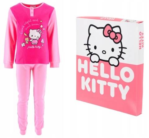 Piżama Hello Kitty Sanrio różowa prezentowe pudełko