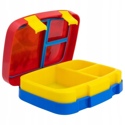 Śniadaniówka trzykomorowa z przegródkami Spiderman