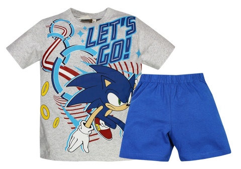 sonic-pizama-krotki-rekaw