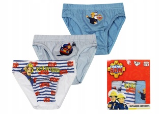 Majtki dla chłopca 3-pak Strażak Sam