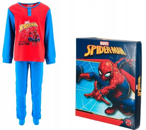 Piżama dla chłopca Spiderman Marvel długi rękaw